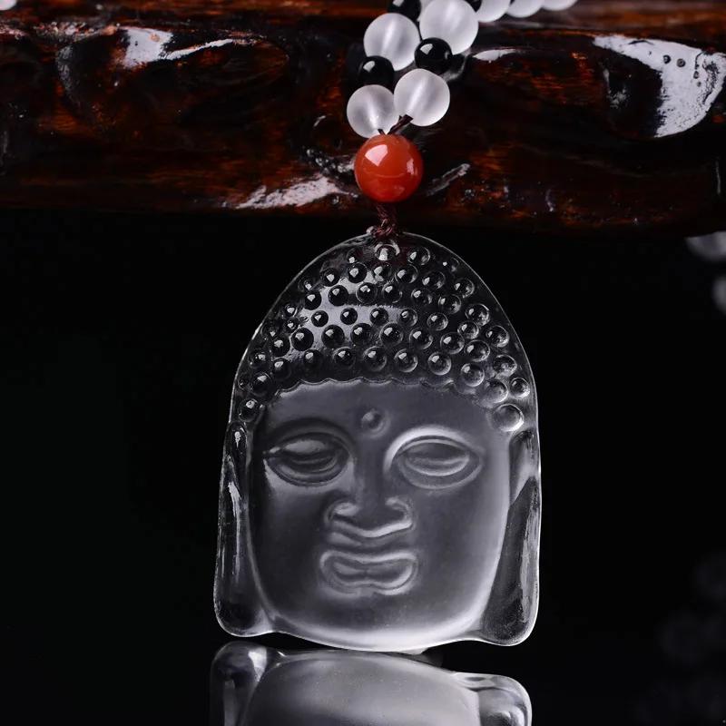 HWW выберите стиль белый Sakyamuni голова Будды Maitreya Будда подвеска на живот ожерелье |