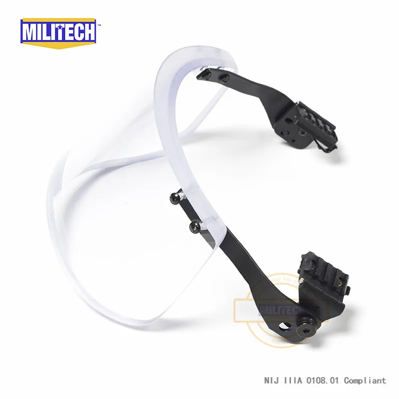 MILITECH NIJ IIIA 0108,01 3A пуленепробиваемый козырек для ACH fast Тактический шлем пуленепробиваемый козырек пуленепробиваемые маска для шлемов