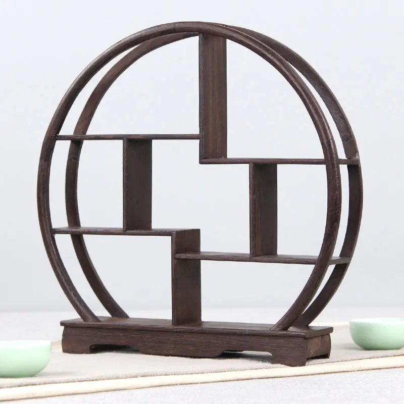 Wenge деревянная чайная чашка стойка с фиолетовым песком маленький венге старинная