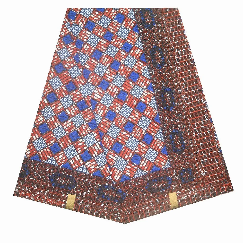 

Latest Design Veritable Wax Veritable Guaranteed Pagne Hot Wax Veritable African Fabric 6yards Free Shipping For Women Dress