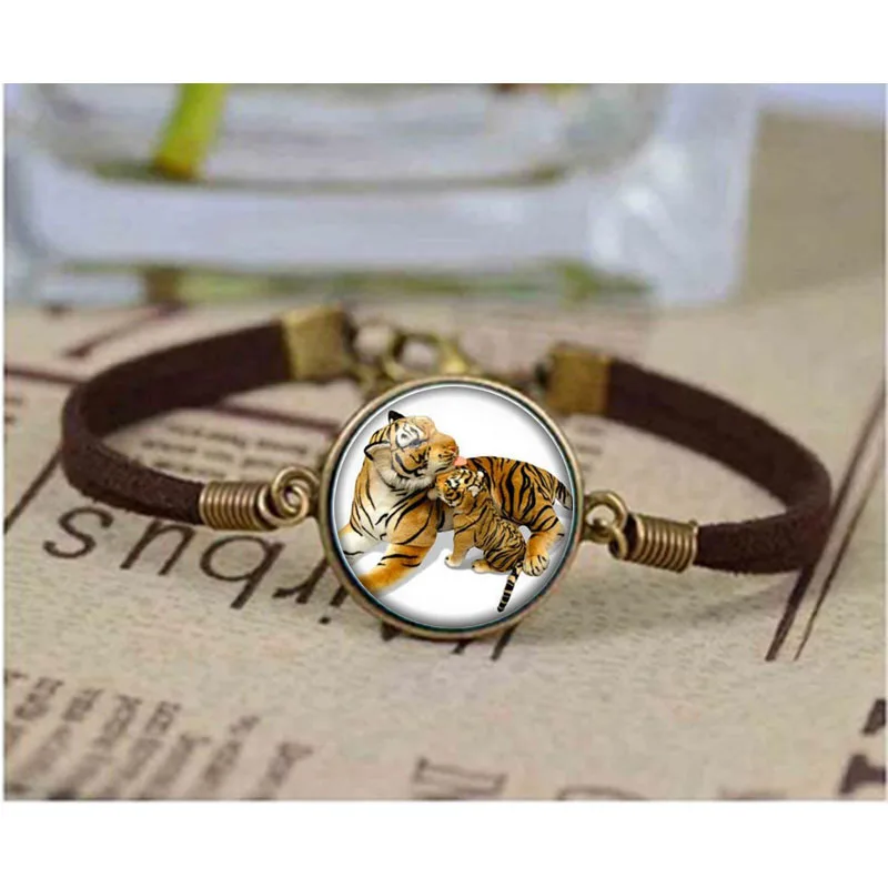 Браслет чокер женский со стеклянным куполом украшение в винтажном стиле с