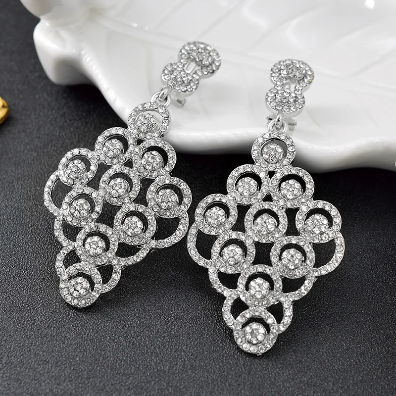 Классические ювелирные изделия Sunny Jewelry большие серьги для женщин длинные