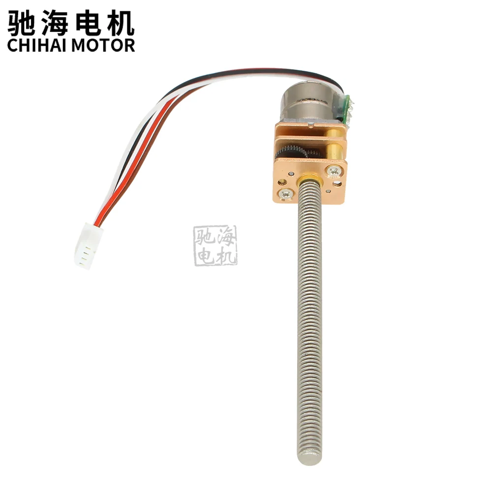 ChiHai двигатель CHS-GM12-10BY-55M4 2 фазы 4 провода шаговый мотор-редуктор 39 Ом постоянного тока 5,0 в 12,0 в длинный редуктор резьбы