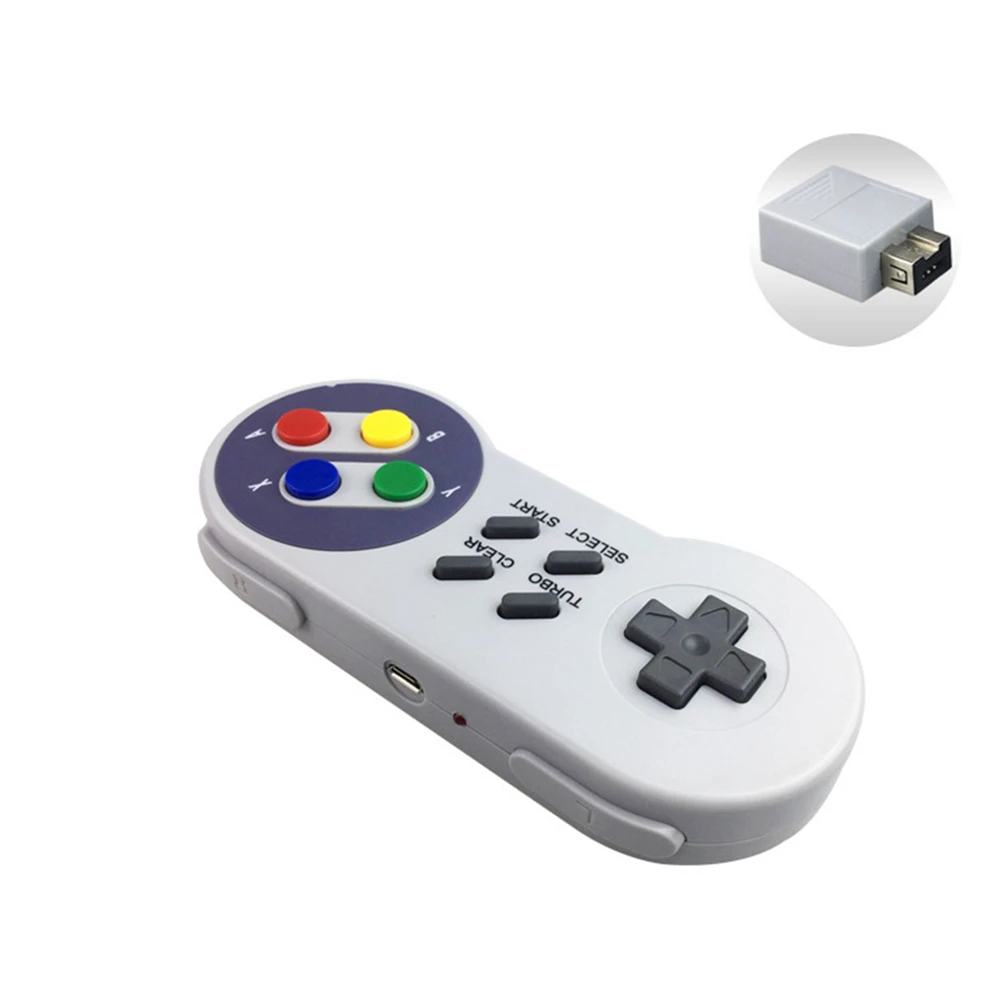 2 4G USB беспроводной Bluetooth геймпад для Super Nintendo NES SNES Классическая мини-версия игры