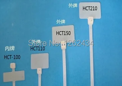 

HCT-100 3 * 100Tie tags within sign waterproof tags elevator cable tag Lead seal mark