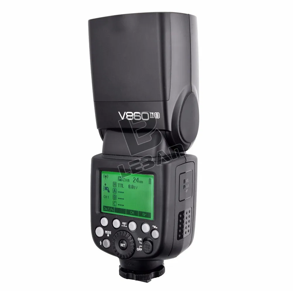 Вспышка Godox Ving V860II C/N/S/F/O TTL HSS 1/8000 Speedlite для Canon Nikon Sony Fuji Olympus DSLR Без аккумулятора VB