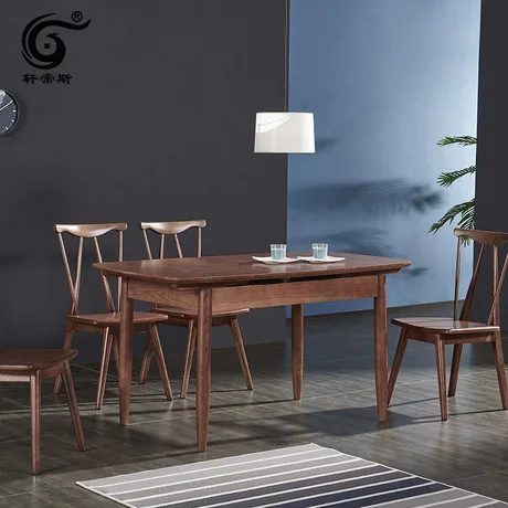 Набор обеденной мебели для столовой складной обеденный стол из массива дерева +