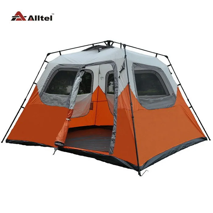 Автоматическая палатка Alltel для кемпинга 5 8 человек четыре сезона|tent family|door