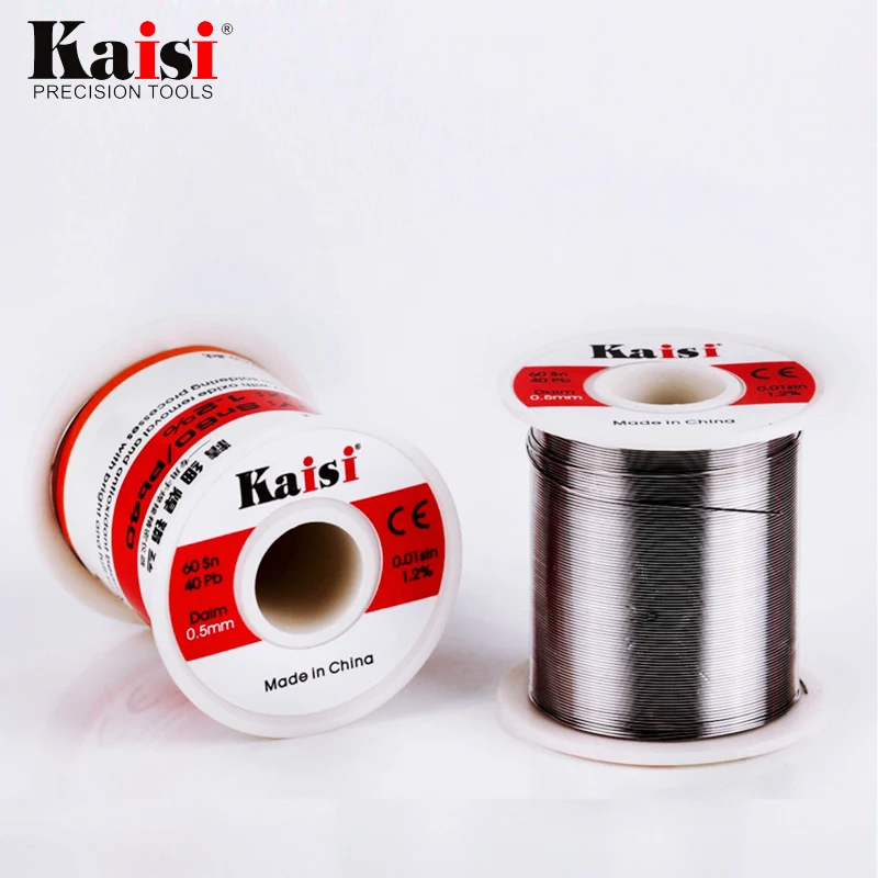 Kaisi Flux 1.2% канифоли ядро Олово свинцовый припой провод Sn60/Pb40 для сварочных работ (0 3