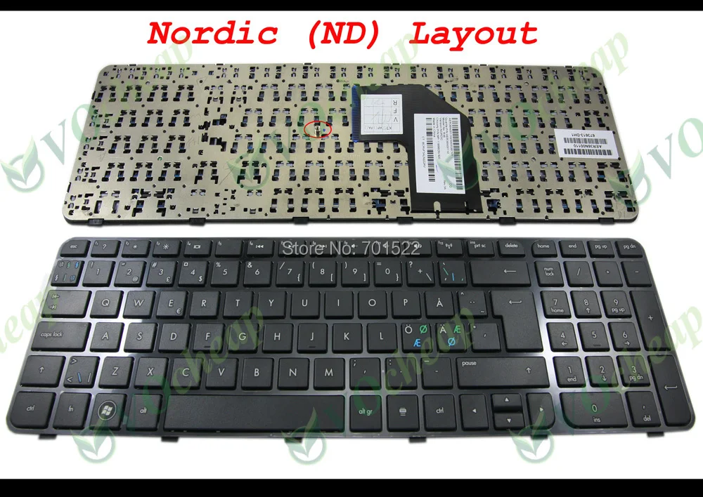 Новый Nordic ND Клавиатура для ноутбука hp павильон G6-2000 G6Z G6-2031TU G6-2323DX g6-2330dx g6-2342dx G6-2346NR