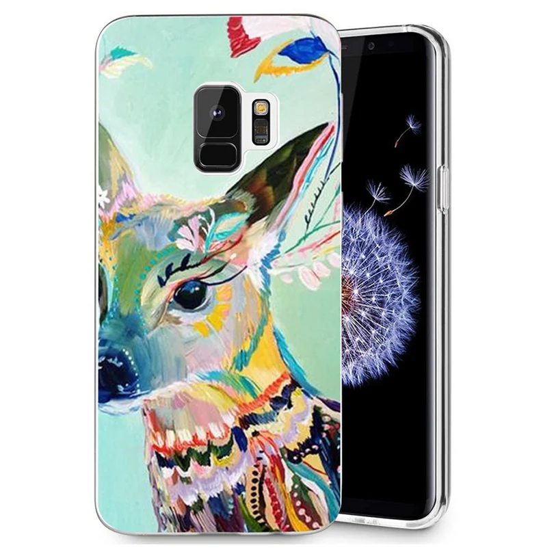 Мягкий чехол TPU для Fundas samsung Galaxy S9 coque плюс силиконовый Прозрачный телефона G015 |