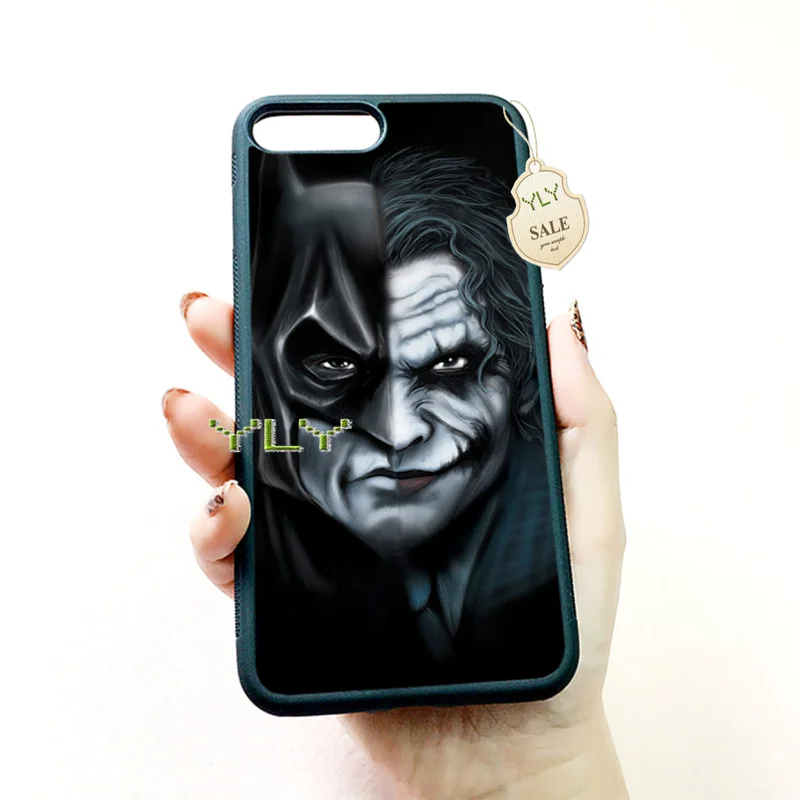Серебряный Batman5 мягкий край кожа случаи мобильного телефона для iPhone 7 plus чехол |