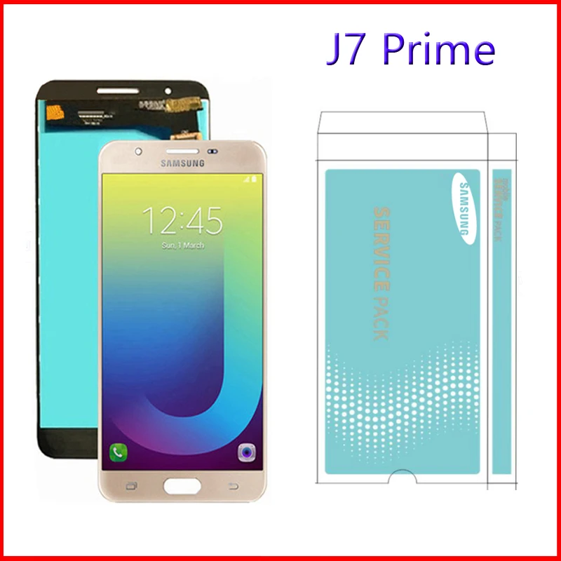 Оригинальный 5 ''ЖК дисплей для SAMSUNG Galaxy J7 Prime G610 G610F сенсорный экран дигитайзер