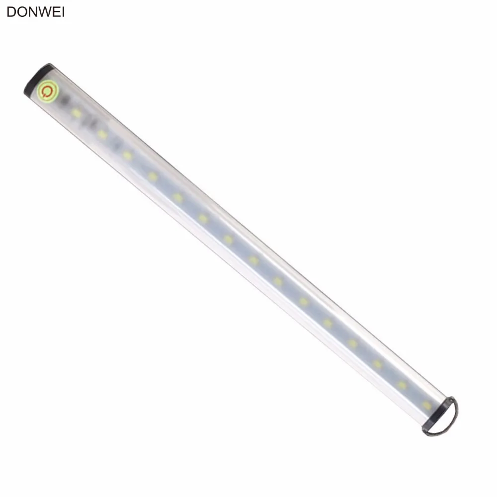 

DONWEI USB зарядка 15 светодиодный сенсорный переключатель ночник вспышка света s 4 режима диммер бар лампа для кухонного шкафа путешествия Кемпи...