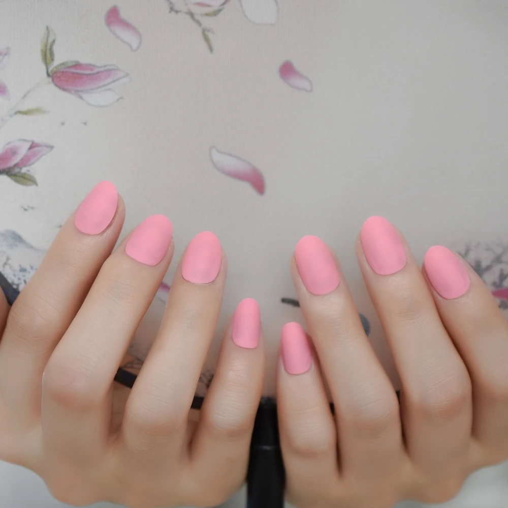 Искусственные ногти Shoft Типсы с матовой поверхностью искусственные Короткие