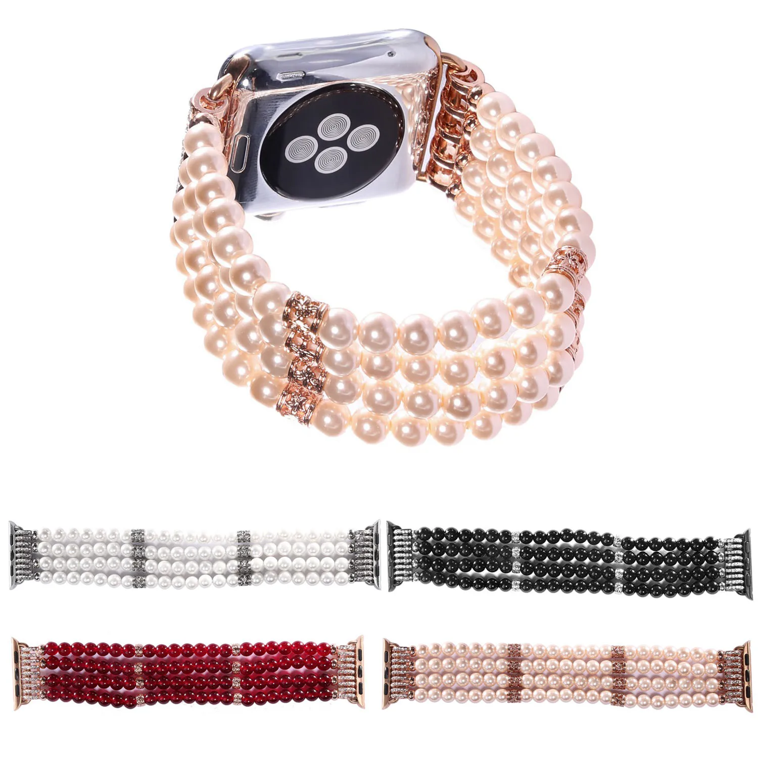 

Unique Fexible Cord Watch Band For Apple Watch Series 3 2 1 Bracelet 38mm 42mm Replacement Strap For iWatch 1/2/3 Wristband Gift