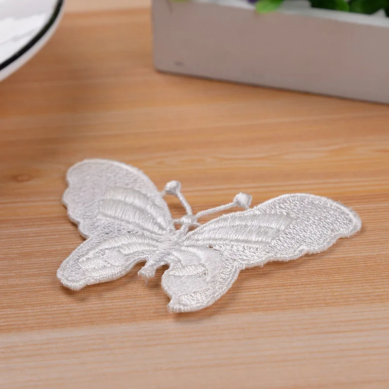 Белый домашний текстиль с бабочками для женщин и детей 100 шт. детское платье на