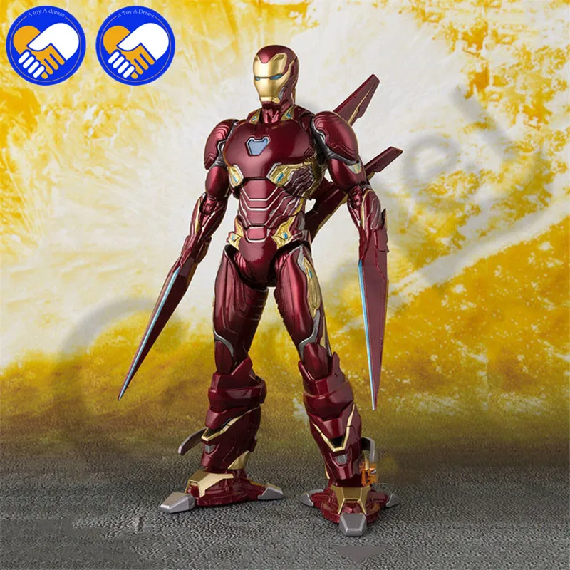 Набор из нано оружия Мстители 4 Ironman MK50 бесконечная игра военные фигурки игрушки