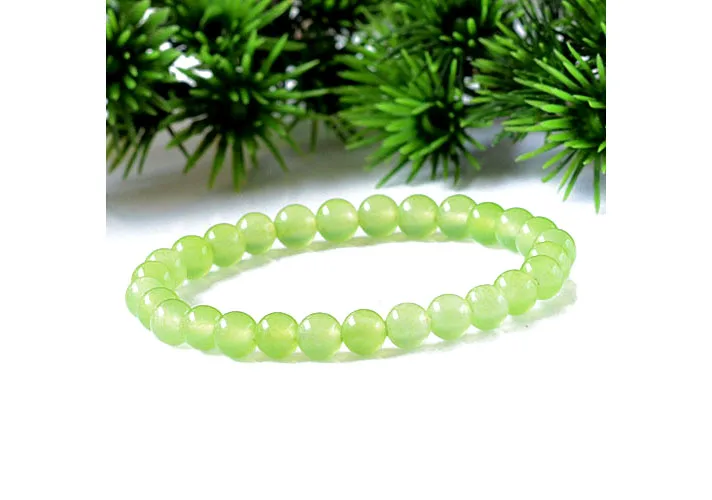 Высококачественные виноградные браслеты Chrysoprase для женщин 6-8 мм круглые каменные бусы «сделай сам» ювелирные изделия LB060125