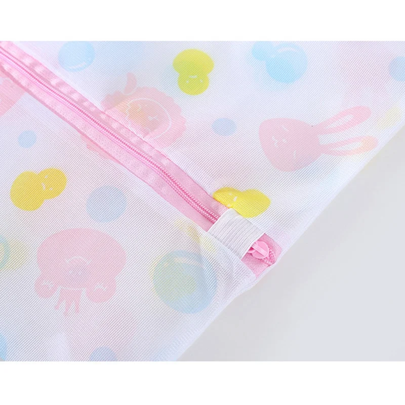 1pc Reusable Clothes Washing Machine Laundry Bag with Zipper Bra Underwear Products Bags Home Wash Care |