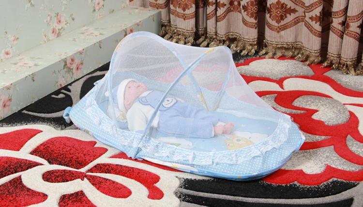 Милый ребенок москитная сетка летняя детская колыбель кровать сетчатый Навес