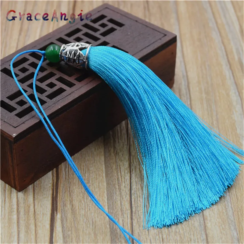 GraceAngie 10 ⑤ упак. металлические полые 9 см кисточки DIY ювелирные аксессуары