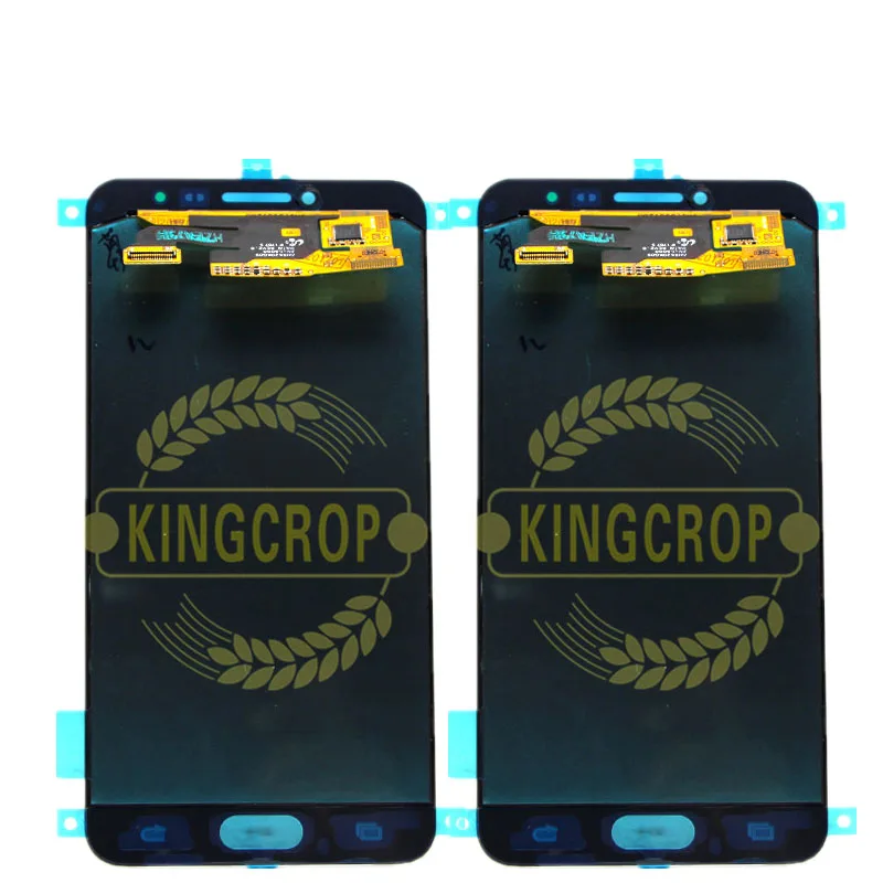 Super AMOLED для SAMSUNG GALAXY C5 C5000 ЖК-дисплей кодирующий преобразователь сенсорного экрана в сборе Замена для 5," SAMSUNG C5 жк-дисплей