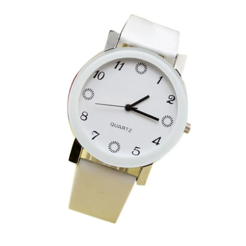 Часы наручные женские с кожаным ремешком брендовые Роскошные повседневные