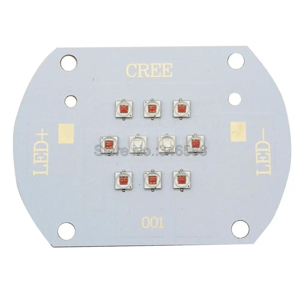 Cree XLamp XPE2 XP E2 30 Вт Светодиодный ная лампочсветильник красный 8 шт. + синий 2