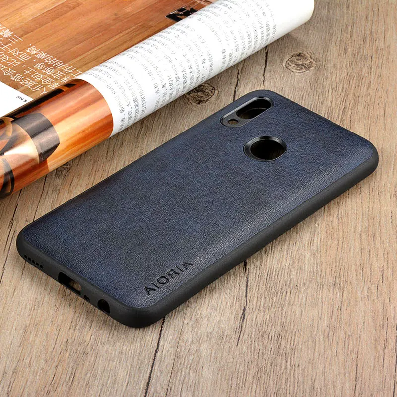 Чехол для huawei p smart 2019 6 21 &quotроскошный винтажный кожаный чехол с мягким