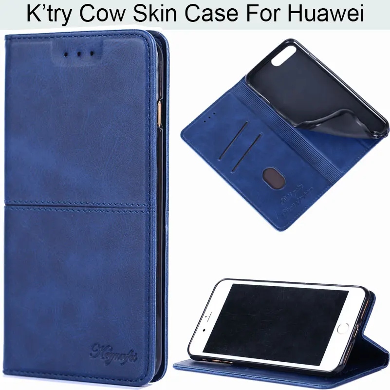 Чехол K'try из коровьей кожи для телефона Huawei Enjoy 7 Plus 7S Mate 10 Pro P8 P9 Nova Lite 2017 P10 P20 Honor 8 Y7