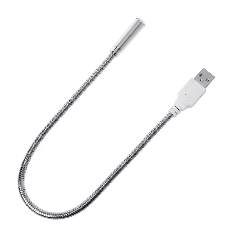 USB гибкая клавиатура с подсветкой Лампа перезаряжаемый регулируемый рукав ночная подсветка Plug Play для кабельный адаптор для чтения книг
