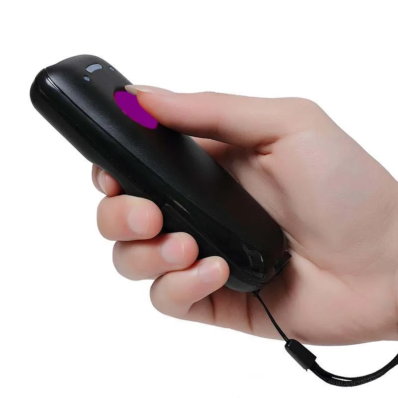 Карманный портативный беспроводной 2D сканер штрих кода USB Bluetooth V4.0 QR считыватель