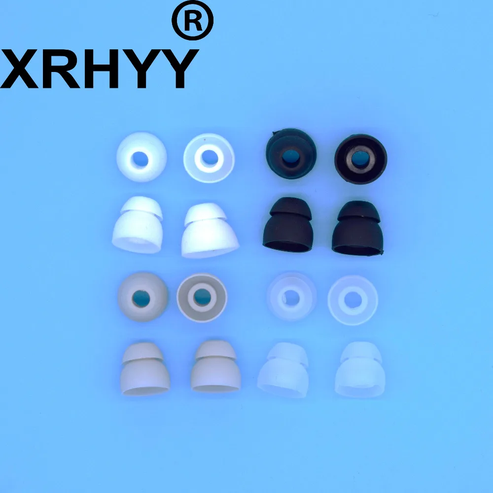 XRHYY Сменные двойные фланцевые наушники-вкладыши для наушников Skullcandy 8 пар разные