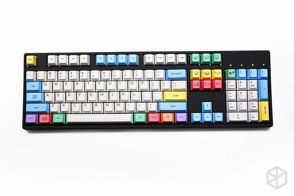 Вишневый профиль краситель Sub Keycap Set PBT пластиковый мелок для механической