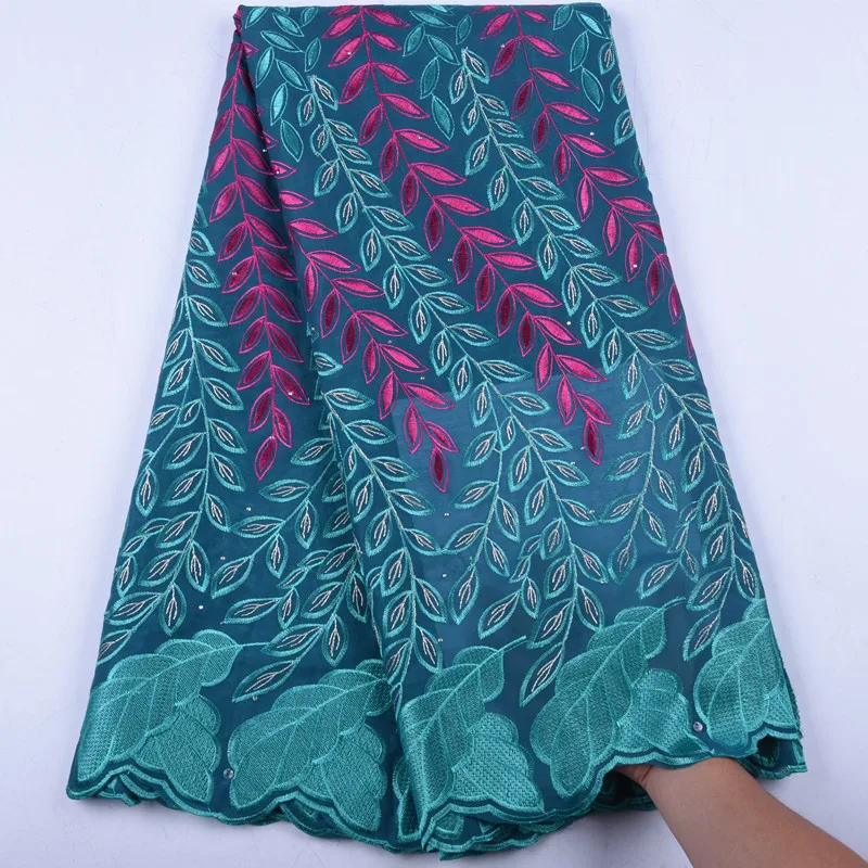 Африканский сухой хлопок кружевной ткани Высокое качество швейцарская вуаль