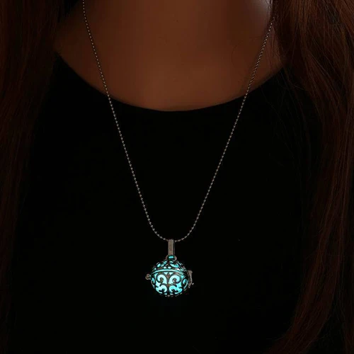 Женская светящаяся подвеска в виде полого шара|pendant necklace|glowing jewelryjewelry jewelry |