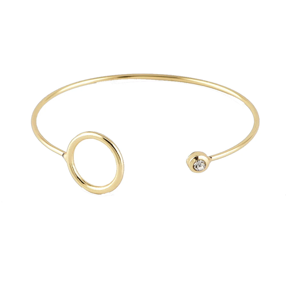 4 шт. в упаковке геометрический браслет для женщин инкрустированный Стразы