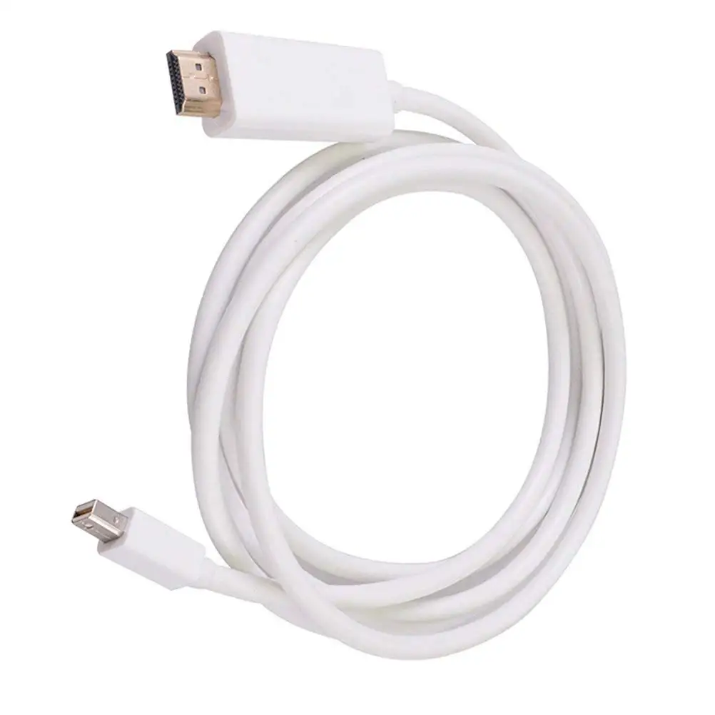 Новый Male 1 8 м мини кабель DP HDMI Thunderbolt Mini Displayport к адаптеру для Macbook Pro Air Для iMac| |
