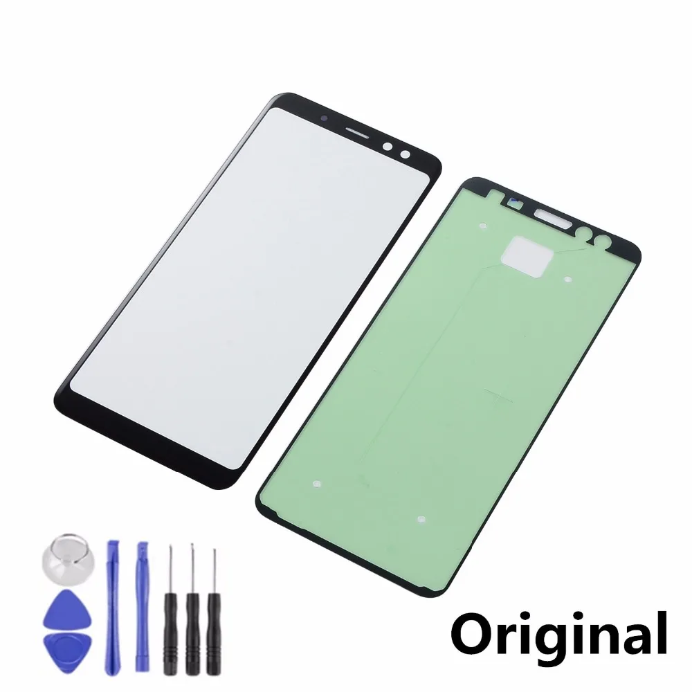 

Для Samsung A8 2018 A530 A530F A530DS A8 Plus A730 A730F A730DS сенсорный экран ЖК-дисплей дигитайзер стекло + клей + инструменты