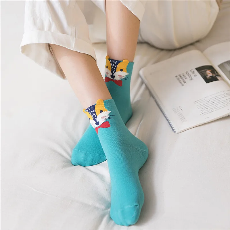 [COSPLACOOL] мультфильм носки милые забавные креативные кролик женские Харадзюку и