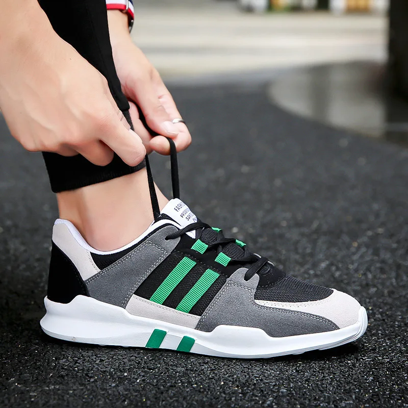 OLOMM2019 Fashion Sneakers New Autumn Trend Runway Casual Shoes Lightweight Breathable Summer Men Korean Footwear | Обувь
