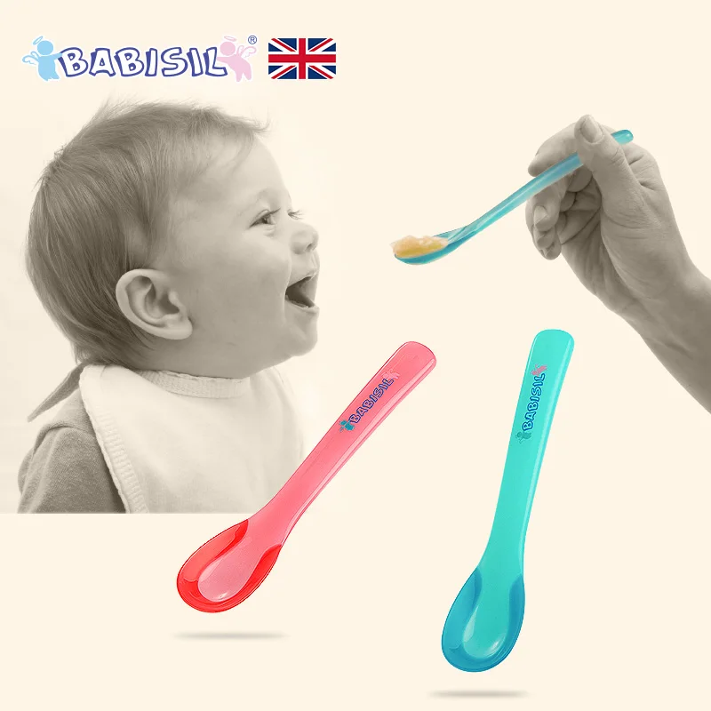 2 шт. пакет PP ложкой чувствительные к температуре ложка для младенцев пищевой