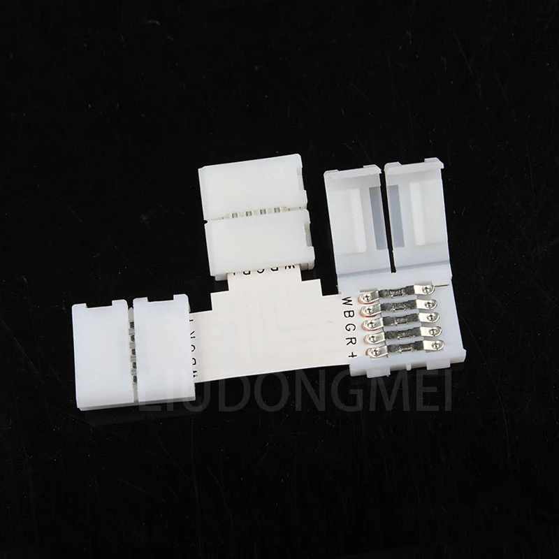 5pin Светодиодные ленты клип 5 pin RGBW/RGBWW Разъем для 10 мм или 12 ширина 5050 RGB + W WW