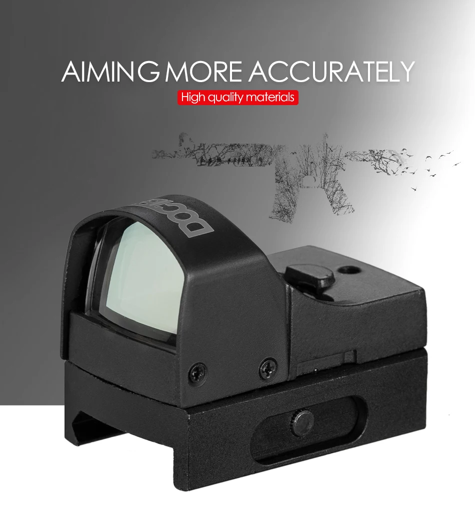 Тактическая отраженная оптика Red Dot прицел для винтовки Micro Dot Reflex голографический точечный прицел оптика охотничьи прицелы страйкбольная винтовка