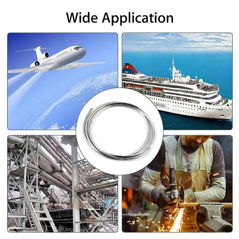 

500mm Aluminum Weld Flux Cored Wire Rod Low Good Welding Performance Fewer Gas Holes Temperature Aluminium Welding Stick