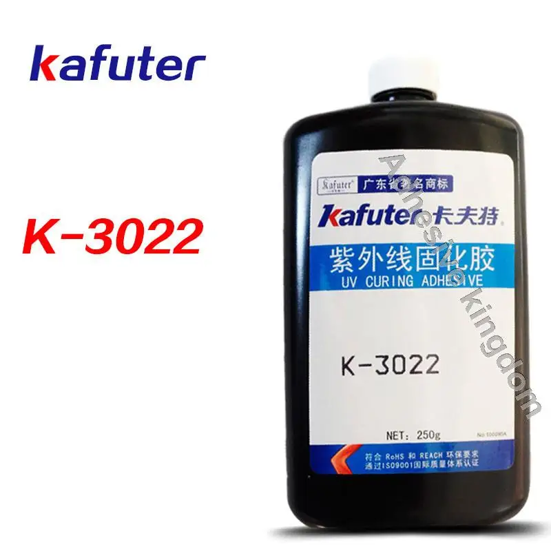 Новый 4 шт. 250 г kafuter K 3022 УФ клей отверждения акриловый прозрачный плексигласовый