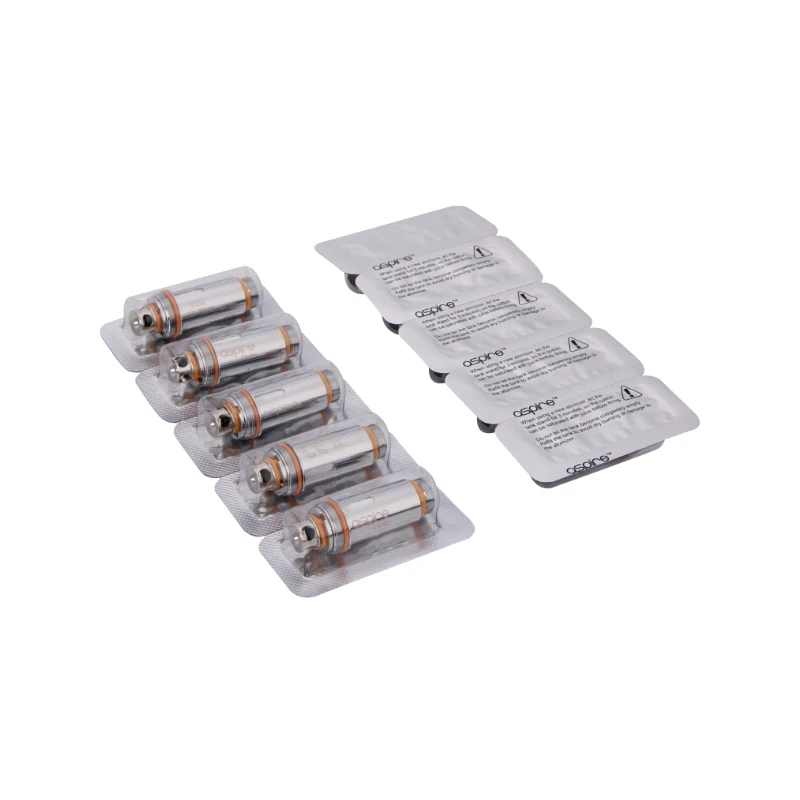 5 шт. спираль Aspire Cleito двойная катушка Clapton испаритель 0.2ohm 0.4ohm SS316L Сменная головка