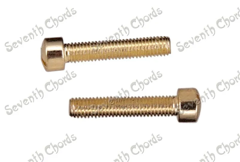 60 шт./лот электрическая гитара Humbucker Bobbin Polepiece Шурупы для гитары Крышка пикапа