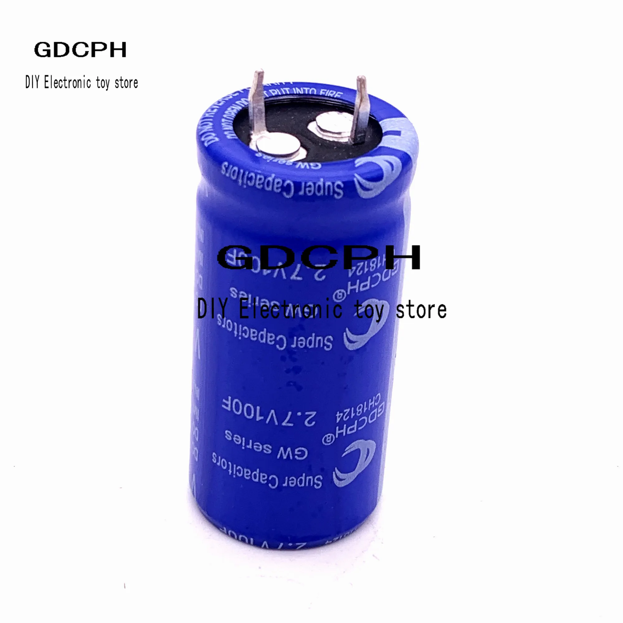 1 шт. alta qualidade 2.7v100f конденсатор супер 2 7 в 100F 22*45 мм фарад Frete Gratis|Аксессуары для